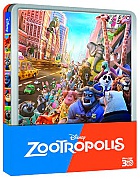Zootopia 3D + 2D Steelbook™ Limited Collector's Edition + Gift Steelbook's™ foil (Blu-ray 3D + Blu-ray)