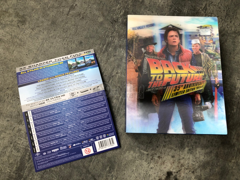 Back To The Future Trilogy (Ritorno al Futuro) - CMA#36 - Lenticular Box  Set [4K UHD + Blu Ray]