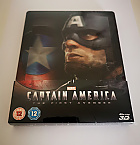 Captain America: The First Avenger Steelbook™ + Gift Steelbook's™ foil (Blu-ray 3D + Blu-ray)