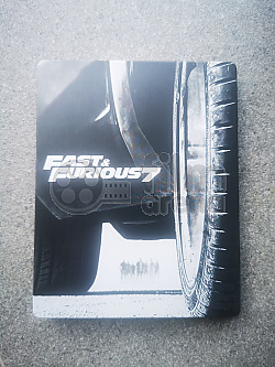 Fast & Furious 7 (discless) Steelbook™ Limited Edition + Gift Steelbook's™ foil