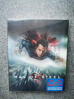 MAN OF STEEL + Lenticular Sticker 3D 3D + 2D Steelbook™ Limited Collector's Edition - numbered + Gift Steelbook's™ foil