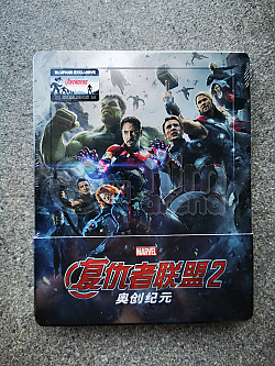 AVENGERS 2: The Age of Ultron 3D + 2D Steelbook™ Limited Collector's Edition - numbered + Gift Steelbook's™ foil