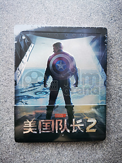 CAPTAIN AMERICA: The Winter Soldier 3D + 2D Steelbook™ Limited Collector's Edition - numbered + Gift Steelbook's™ foil