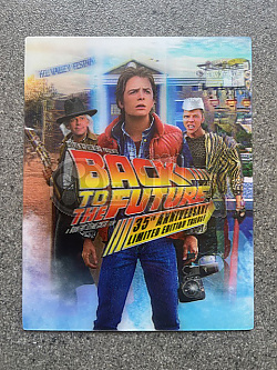 BACK TO THE FUTURE (35th Anniversary) - Lentikulrn 3D samolepka